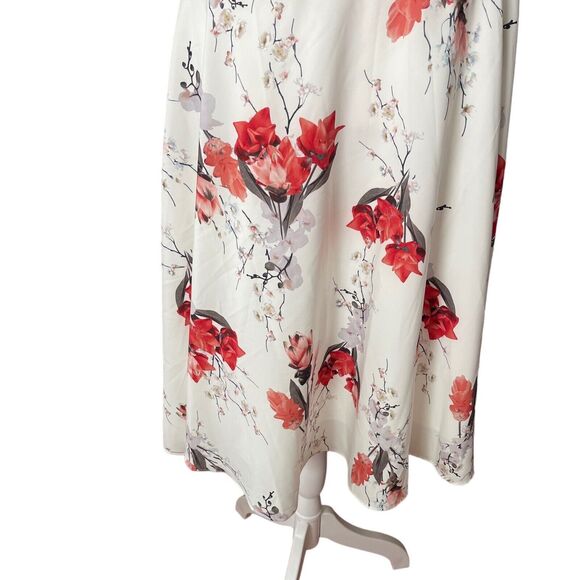 NWT City Chic Womens Plus 18 Dress Vintage Posey Saffron Floral A-Line Pockets - Picture 10 of 11